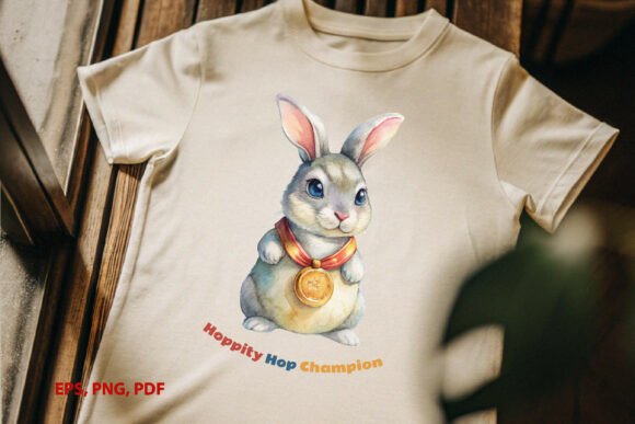 Download Hoppity Hop Champion – Easter Bunny PNG - Premium Bundle