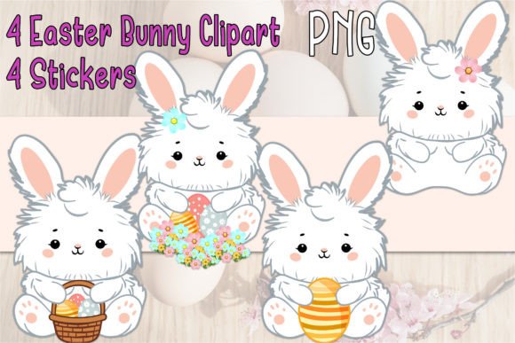 Download Easter Bunny Kawaii Style ClipartSticker - Premium Resources